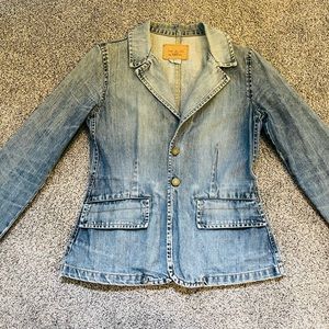 ZARA (TRF) jean blazer